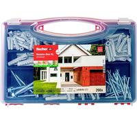 Fischer 577866 Meister-Box XL Universal + S Boîte dassortiment de chevilles 30 mm, 40 mm, 50 mm 266 parties