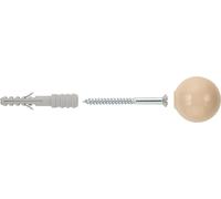 Fischer 5x Butoir de porte TS 8 W blanc - 060536