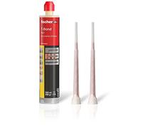 Fischer 71778 Chevilles en résine chimique hybride, ancre avec composants d'injection hybrides pour béton fissuré et maçonnerie, gris