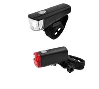 Kit d'éclairage de vélo FISCHER FAHRRAD 85338 LED à pile(s) noir 1 pc(s)