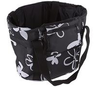 Fischer 86503 Panier de vélo Noir, Blanc Unisexe, Taille Unique