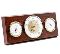 Fischer 9103-22 Weather Station Wood Mahogany Colour