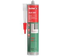 Fischer Mastic-colle universel Multi MS blanc – 290 ml cartouche avec canule refermable