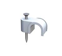fischer - Agrafe fixe câbles Gc 0-2 blanc pour fixation de câble parallèle (100 unités)
