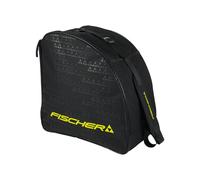 Fischer Alpine ECO Sac à chaussures de ski avec bandoulière rembourrée réglable Noir/jaune 40 x 41 x 24 cm