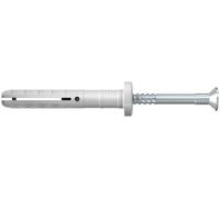 FISCHER ANCHORS 5X50 N-F À PERCUSSION AVEC BORD PLAT ET VIS PRÉMONTE 100PZ