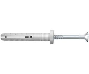 FISCHER ANCHORS 5X50 N-F À PERCUSSION AVEC BORD PLAT ET VIS PRÉMONTE 100PZ