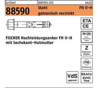 fischer Ancrage haute performance FH II 10/25 H 50 pces