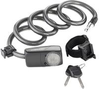 FISCHER Antivol à spirale d'alarme Longueur : 1.200 mm noir