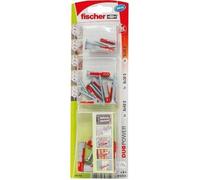 FISCHER - Assortiment cheville + vis duopower ass 5x25/6x30/8x41