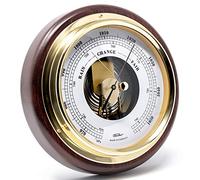 Fischer Baromètre, Bois, Mahagoni colorées, 30 x 17 x 30 cm