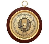 Fischer Baromètre Pascal, Brass-Mahogany 17 cm/170 mm - Affichage 1436r-22 (Anglais)