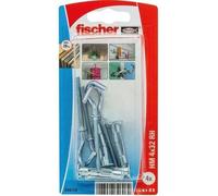 FISCHER - Blister de 4 Chevilles corps creux crochet hm4x32