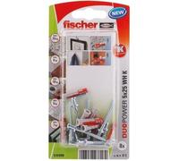 FISCHER - Blister de 8 Chevilles duopower 5x25 wh