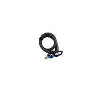 FISCHER Câble antivol pour vélo, longueur : 850 mm, noir