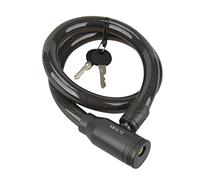 Fischer câble Serrure à Corde, Longueur 80 cm, diamètre 18 mm Mixte, Noir