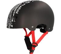 Fischer BMX Track Casque de vélo Fille, Noir, L-XL