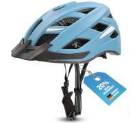 FISCHER Casque de vélo Urban Plus avec éclairage arrière LED intégré pour Homme et Femme