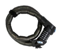 Fischer Serrure Cadenas à maillons Chiffres, Longueur 90 cm, diamètre 24 mm Unisexe, Noir