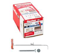 fischer - Cheville à Bascule en Nylon DuoTec 10 avec vis PZ à tête fraisée Plate/Boîte de 25