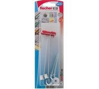 Fischer Cheville à bascule en nylon DUOTEC 10 RH K NV pour charges lourdes sur plaques – Blister