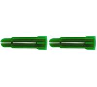 fischer - Cheville à expansion en polypropylène P 8 C spéciale patte à vis bois - Boîte de 100 (Lot de 2)