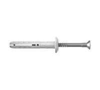 fischer - Cheville à frapper N 6 x 40/7 P à collerette fraisée et clou en acier électrozingué/Boîte de 50