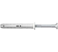 fischer - Cheville à frapper N 6x60/30 avec vis tête fraisée en acier électrozingué/Boite de 100