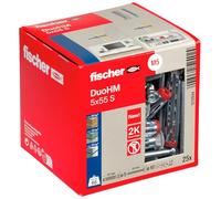 Chevilles métallique pour corps creux DuoHM l 55mm embout PZ et TX - FISHER - 5729XX