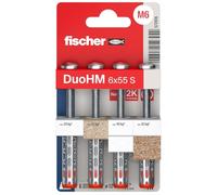 Fischer 572916 DuoHM 6x55 S PH TX Cheville pour corps creux 55 mm 4 pc(s)