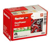 Cheville DuoPower 6x30-100/bte FISCHER - 555006