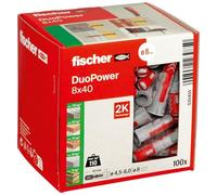 Cheville 2 éléments DUOPOWER 8x40 LD 535455 40 mm 8 mm 100 pc(s) - Fischer
