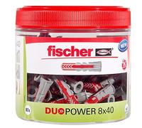 Boîte de 80 chevilles bi-matière Duopower FISCHER 535982 8 x 40 mm