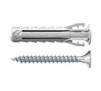 Cheville nylon pour matériaux pleins Fischer SX PLUS 8x40 mm S BTE, 50 pièces