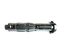 fischer - Cheville métallique pour placo HM 8x65 avec vis à tête hexagonale/Boîte de 50 563460, Gris