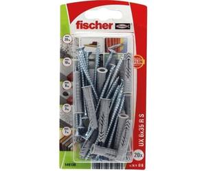 FISCHER - Cheville multimat ux 6x35rs blister de 20