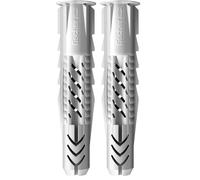 fischer - Cheville pour tous les matériaux de construction UX 10x60 avec collerette/boîte de 25 (Lot de 2)