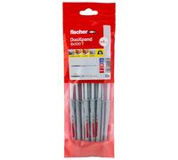 fischer - Cheville rallongée DuoXpand 8x100 avec vis à tête fraisée en Acier électrozingué/Sachet de 10