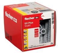 Fischer 568110 ancrage à vis et cheville murale 25 pièce(s) Ancre d'expansion 80 mm