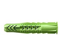 fischer - Cheville tous matériaux UX GREEN 6X35 avec collerette, fabriquée à base de matières premières renouvelables/Boîte de 40