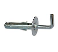 Fischer, Chevilles métalliques SBS 9/6 avec crochet long (50 pièces) pour la fixation de Meubles, étagères, miroirs sur ciment et brique plein