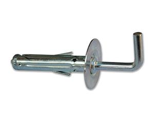 Fischer, Chevilles métalliques SBS 9/6 avec crochet long (50 pièces) pour la fixation de Meubles, étagères, miroirs sur ciment et brique plein