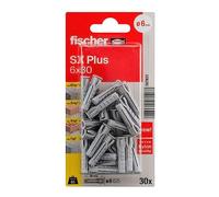 Cheville nylon "SX" Fischer - Longueur 30 mm - Diamètre 6 mm - Vendu par 30