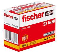 fischer - Chevilles nylon SX 6 x 30 / Boîte de 100