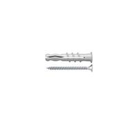 fischer Chevilles pour béton cellulaire FFA 8 S avec vis, chevilles spéciales pour la fixation dans le béton cellulaire, grande capacité de charge, montage facile sans outil de montage, 15 chevilles +