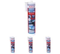 fischer - Ciment Express gris prêt à l'emploi - 1 cartouche de 310ml (Lot de 4)