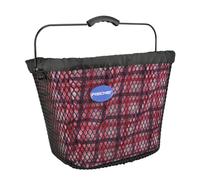 Fischer Classic Panier Vélo Avant Noir avec Fixation Rapide + Support
