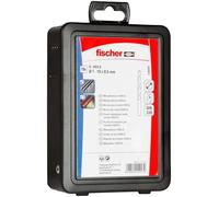 Fischer 536604 HSS Jeu de forets pour le métal 19 pièces 1 mm, 1.5 mm, 2 mm, 2.5 mm, 3 mm, 3.5 mm, 4 mm, 4.5 mm, 5 mm, 5.5 mm, 6 mm, 6.5 mm, 7 mm, 7.5 mm, 8