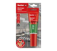 Fischer 545864 Adhésif de montage universel pour montage en intérieur et extérieur Rouge 80 ml