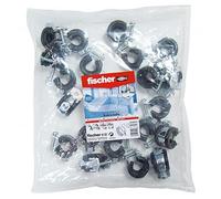 Fischer Collier de serrage à charnière FGRS Plus 1/2" BG/Samoyed 87125